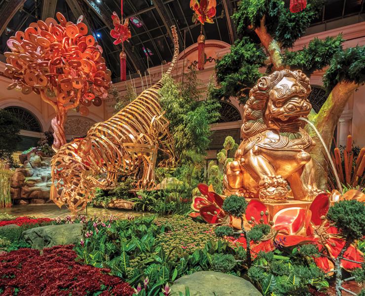Chinese Lunar New Year Bellagio Conservatory 2022 