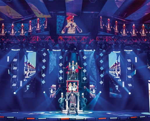 Criss Angel performs in ‘Criss Angel MINDFREAK’ at Planet Hollywood Resort in Las Vegas
