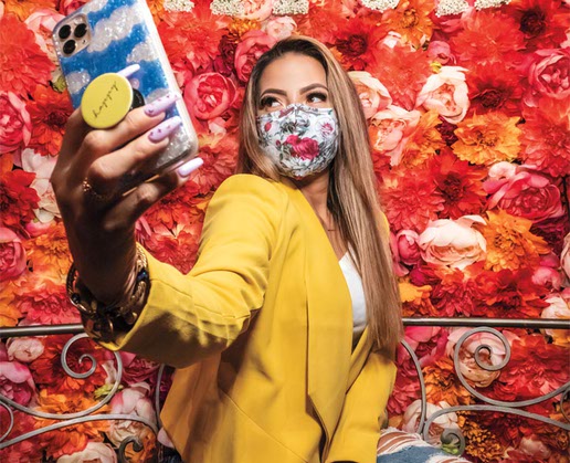 The flower wall at Catch is just one of the places in Las Vegas where you can snap an amazing Instagram picture
