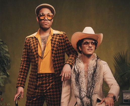 Bruno Mars and Anderson .Paak, aka Silk Sonic, will perform at Dolby Live theater at Park MGM in Las Vegas on Feb. 25-26