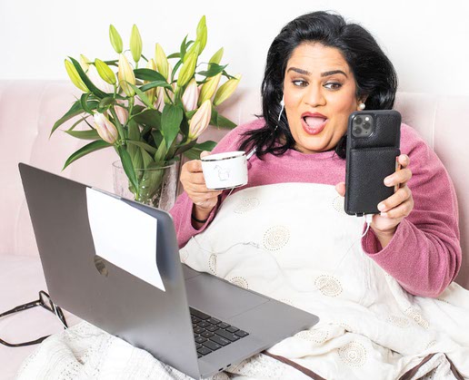 Zarna Garg and many other comedians will perform at the Rio’s Comedy Cellar this week
