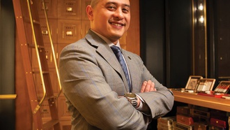 General manager of Eight Lounge enjoys a successful career in cigars.
