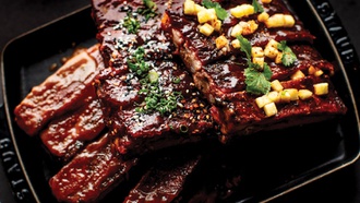 Michael Mina and Ayesha Curry bring their influences to this MGM Grand restaurant.