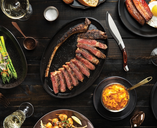 Bugsy & Meyer’s Steakhouse at Flamingo in Las Vegas serves up a great tomahawk
