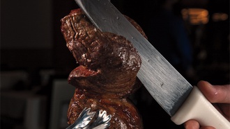 From steak to salmon, the Brazilian steakhouse keeps the dishes coming.