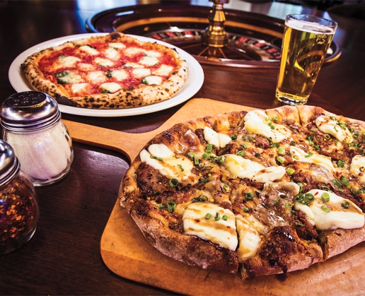 Pizza Rock has locations both in downtown Las Vegas and at Green Valley Ranch in Henderson
