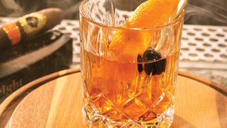 This cigar bar at Resorts World draws in celebrities and cocktail lovers to plush environment.