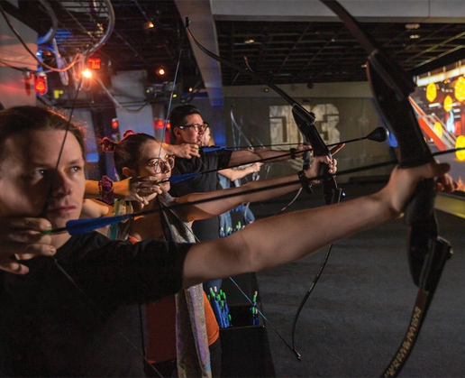 Go inside the world of the hit movie series at The Hunger Games: The Exhibition at MGM Grand in Las Vegas