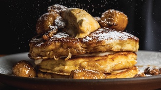 You'll find plenty of variety in the offerings for this hybrid meal.