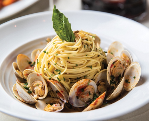 Enjoy classics like linguine and clams at Piero’s Italian Cuisine in Las Vegas