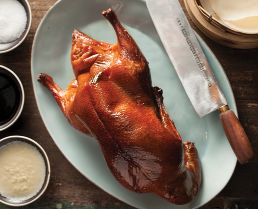 Peking duck at Mott 32 at The Palazzo in Las Vegas