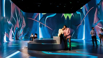 The AREA15 experience offers a wide variety of imagery.