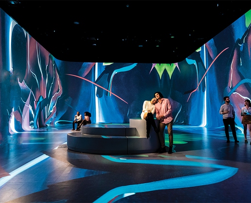 AREA15’s newest addition is the cinematographically interactive Illuminarium