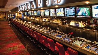 It stretches the length of The D hotel, and is the perfect spot for sports ...