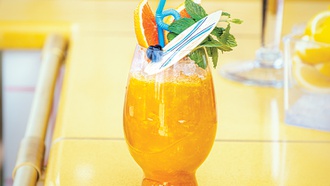 Rum is the spirit of choice, but cigar choices abound here also.