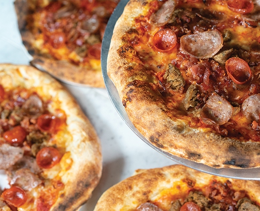 Pizza—and plenty of it—is the order of the day at Buddy Valastro’s PizzaCake at Harrah’s Las Vegas