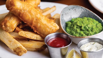 Signature cocktails, English favorites and chef's twists on dishes all combine beautifully at this Caesars ...