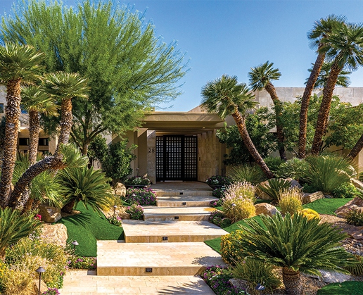 This gorgeous estate at 28 Painted Feather Way in Las Vegas could be yours