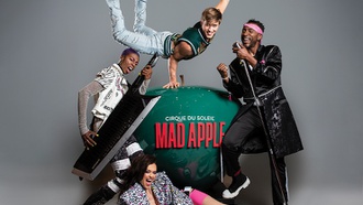 The New York-New York production features acrobatics, comedy, magic and more.