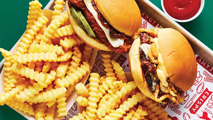 New burger, chicken sandwich and shake recipes available.