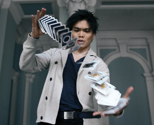 Shin Lim performs at The Mirage in Las Vegas