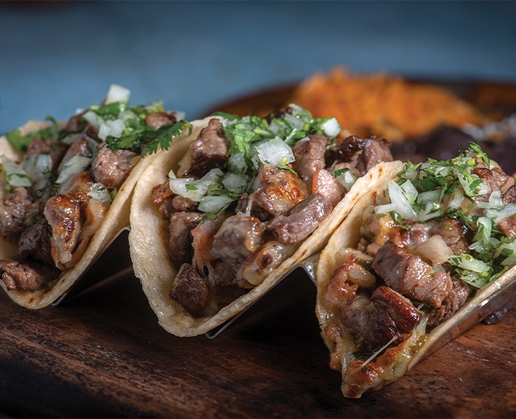 Alhambre tacos at Tacos & Tequila at Palace Station in Las Vegas