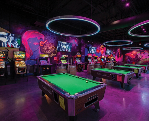 The Emporium Arcade Bar Las Vegas is just one of the venues you can enjoy at AREA15 in Las Vegas