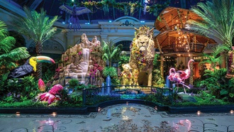 The Botanical Gardens welcome the season with lush 'Jungle of Dreams' display.