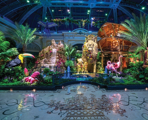 ‘Jungle of Dreams,’ the Bellagio Conservatory and Botanical Garden’s latest exhibit, continues until Sept. 10 in Las Vegas
