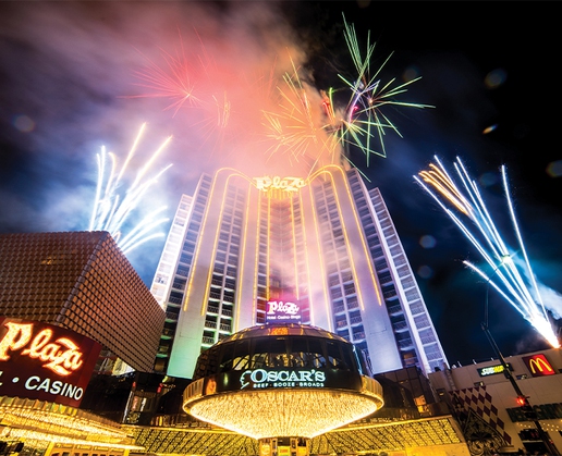 Downtown’s Plaza will host a fireworks show at 9 p.m. July 4 in Las Vegas