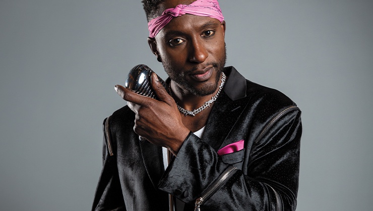 The lead singer from a famous showbiz family stars in Cirque du Soleil's hit production ...