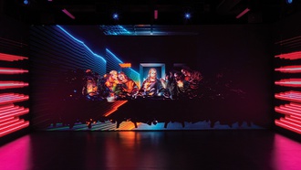 The attraction debuts with the works of Leonardo da Vinci.