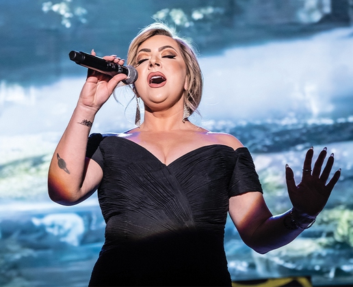 Adele impersonator Janae Longo performs in ‘Legends in Concert’ at Tropicana Las Vegas
