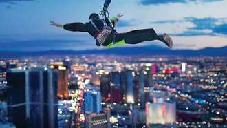 Plummet 829 feet at The STRAT attraction.