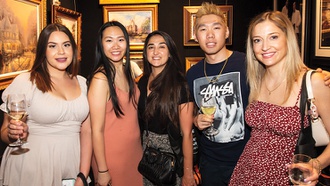 The event at The Forum Shops at Caesars included an art giveaway to five members.