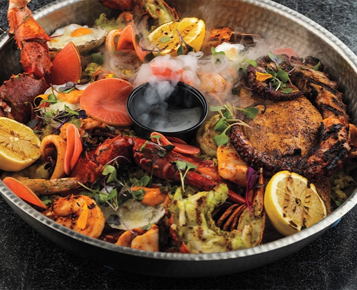 Paella at La Neta Cocina Y Lounge in Las Vegas