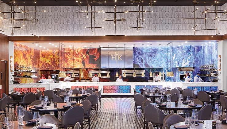 The prix fixe menu lets diners try the chef's most popular dishes at Caesars Palace.