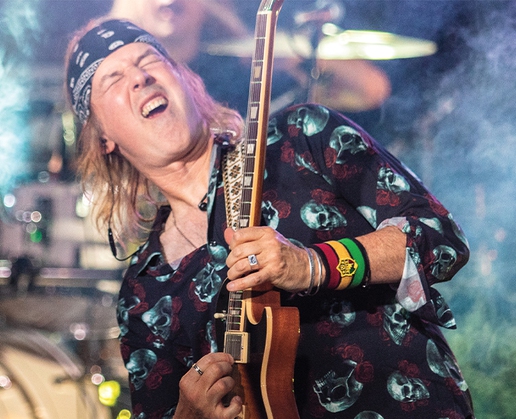 Rowan Robertson performs in ‘Raiding the Rock Vault’ at Rio in Las Vegas