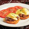 The short rib Benedict at the Grand Lux Café at The Venetian/Palazzo in Las Vegas