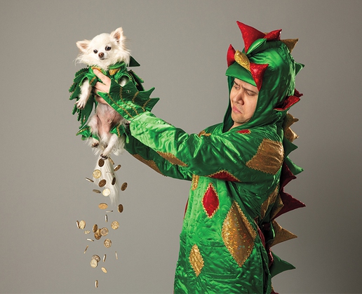 Piff the Magic Dragon performs at Flamingo in Las Vegas