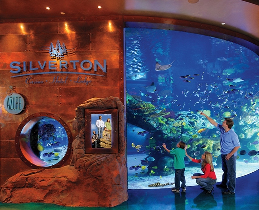 The Silverton Aquarium at Silverton, which is celebrating its 25th anniversary this year in Las Vegas