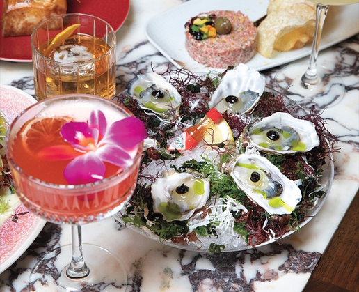 Get jaw-dropping views and amazing signature cocktails at Alle Lounge on 66 at Resorts World Las Vegas