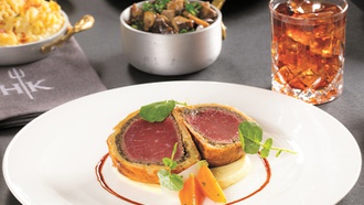 The Caesars Palace restaurant re-creates the set of the chef's famous TV show.