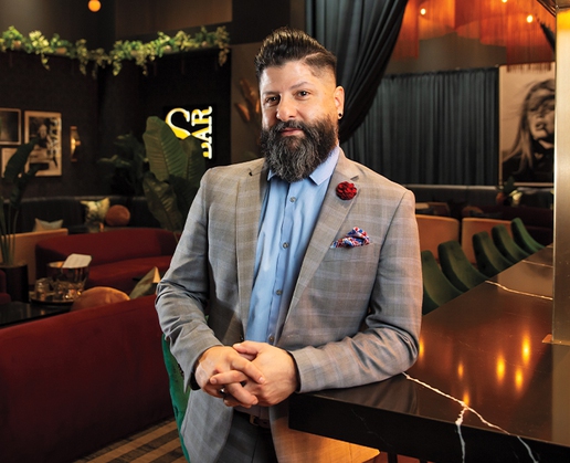 Alberto Corrales is the assistant general manager of S Bar at Mandalay Bay in Las Vegas