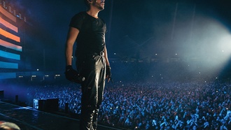 Hot off a VMA win, the Latin trap and reggaeton singer takes on Allegiant Stadium ...