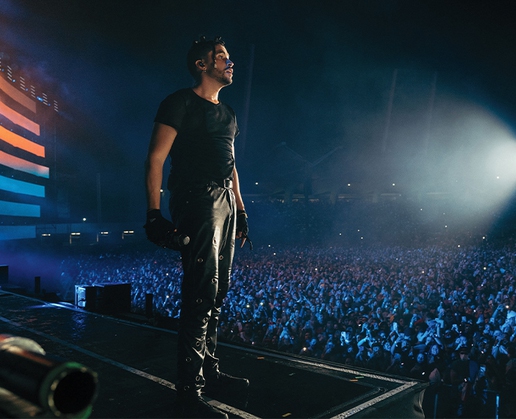 Bad Bunny performs at Allegiant Stadium in Las Vegas Sept. 23-24