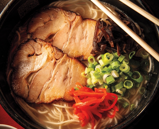 Tonkotsu ramen at Silk Road Asian Bistro at Westgate Las Vegas