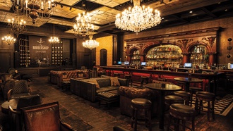 Get the hair in shape, then indulge yourself in the speakeasy at The Cosmopolitan.