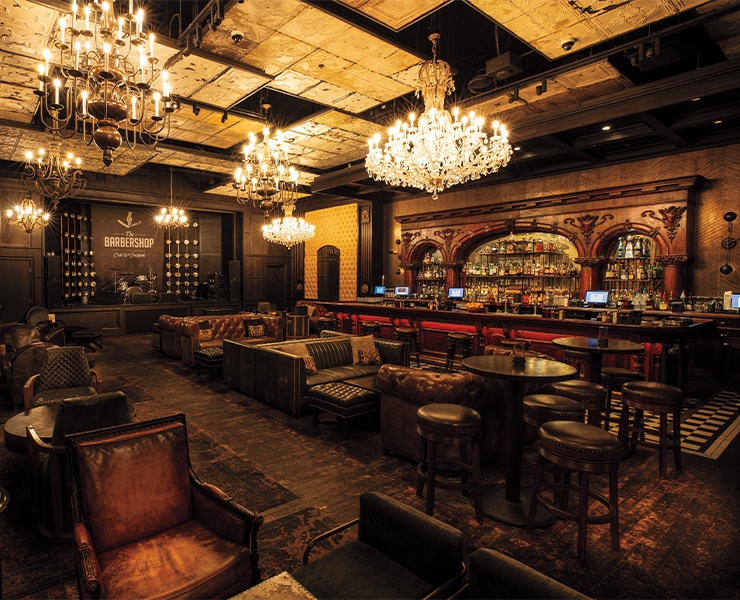The Barbershop Cuts & Cocktails reveals its speakeasy space - Eater Vegas