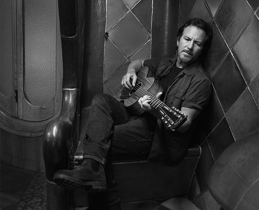 Pearl Jam frontman Eddie Vedder performs with the Earthlings on Oct. 7 at Dolby Live at Park MGM in Las Vegas 